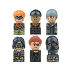 Military Special Forces MOC Building Block German KSK Special Forces Soldier Figure SWAT Army Gun Weapon Vest Backpack Brick Toy
