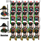 Kids Toys 22/10 Pcs Napoleonic Wars Military General Soldier Building Blocks Imperial Navy Figures Toys For Kids Birthday Gifts