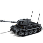 Military WW2 MOC Army Main Battle Tank Armored Vehicle Fighter Soldiers Figures Building Blocks Bricks Set For Children Toys
