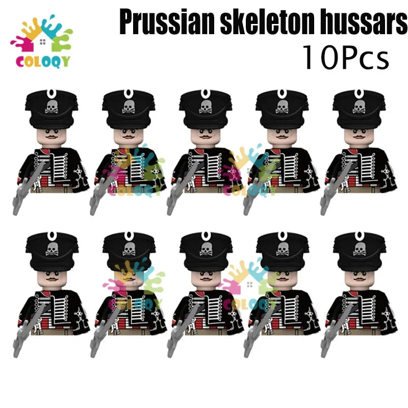 Kids Toys 22/10 Pcs Napoleonic Wars Military General Soldier Building Blocks Imperial Navy Figures Toys For Kids Birthday Gifts