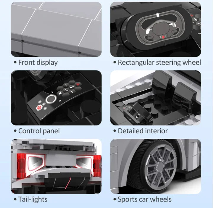 Cada RC APP Remote Control Lotus Sports Car Building Blocks City RC Vehicle Racing Car Bricks Gifts Toys for Boys Children gifts