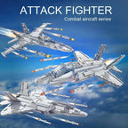 Aircraft Series F22 Fighter Building Blocks Model Famous WWII Military Airplanes MOC Bricks Sets Boys Toys Gifts For Childrens