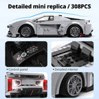 Cada RC APP Remote Control Lotus Sports Car Building Blocks City RC Vehicle Racing Car Bricks Gifts Toys for Boys Children gifts