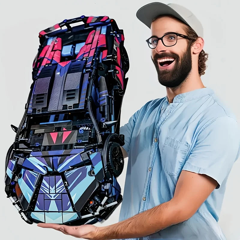 1614-Piece Technology Series Classic Cyber-Style Racing Car Building Blocks City Famous Brand Supercar Moc Assembly Toy Easter Gift Birthday Gift