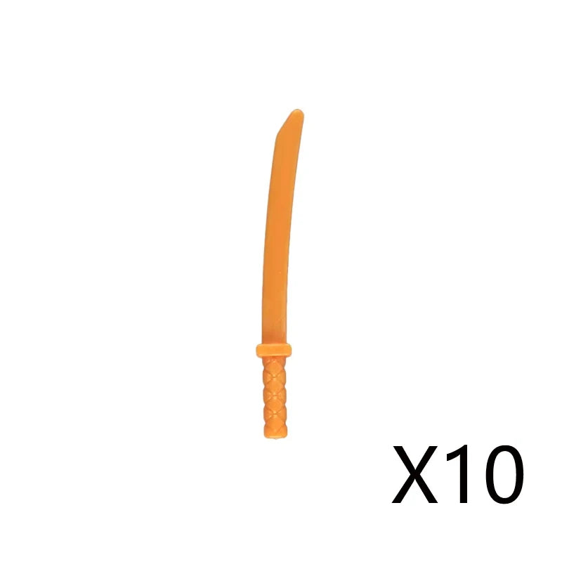 MOC Medieval Military Weapons Building Blocks Parts Castle Knights Soldier Sword Bow Crossbow Helmet Spear Model Bricks Boy Toys