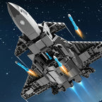 625pcs Military Fighter Jets Building Blocks, Boy's Toys, Creative Armed Aircraft Plane Assemblage Model Bricks