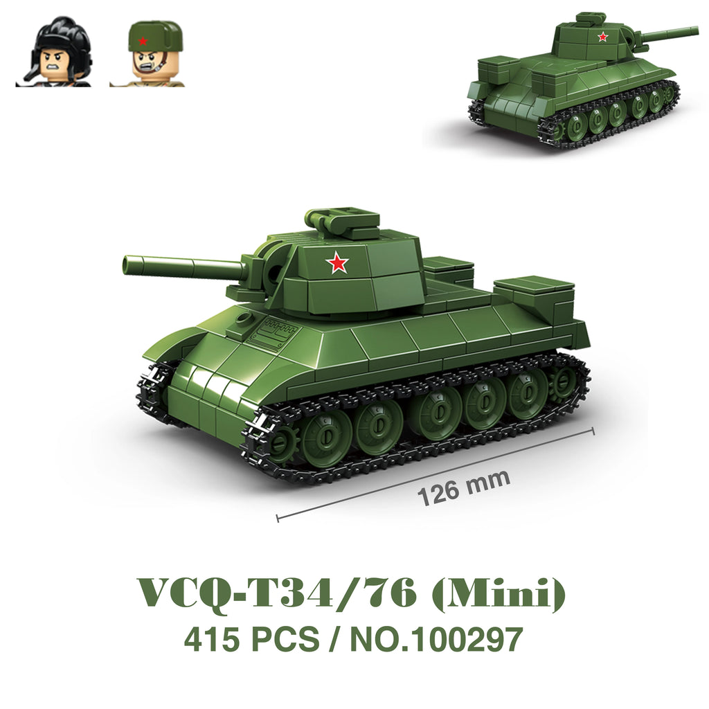 Military Tanks Stuart SdKfz251 PanzerVI Sherman US Army Quan Guan WW2 Soldier Figure Model Building Block Brick kid Children Toy