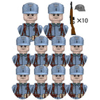 Boy Toys War II Army Soldiers Mini Military Weapons Model Small Particles Building Blocks Suits Childrens Birthday Gifts