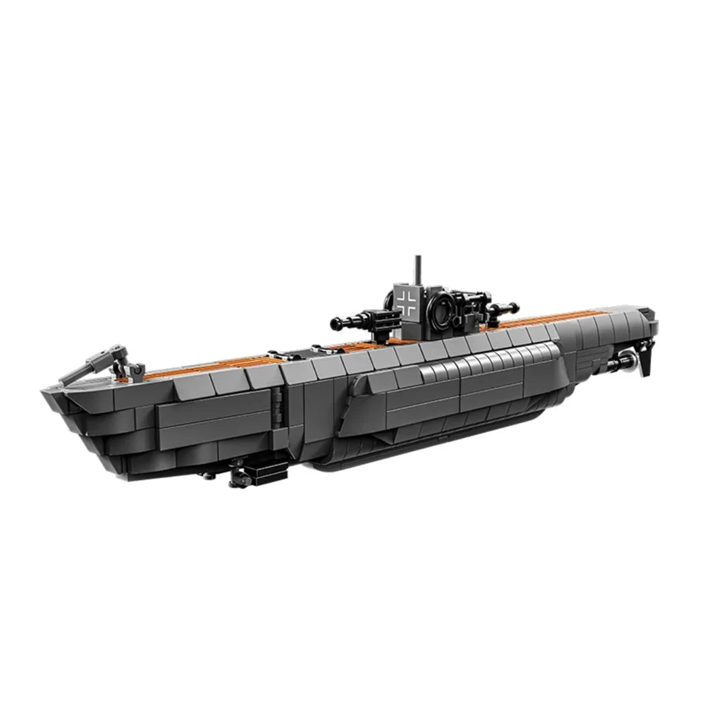 Military WW2 MOC Army Main Battle Tank Armored Vehicle Fighter Soldiers Figures Building Blocks Bricks Set For Children Toys