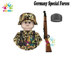 Kids Toys WW2 Soldiers Building Blocks Military Army Mini Action Figures Toys For Kids Christmas Gifts For Boys Birthday Gifts