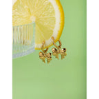 Stainless Steel Exquisite 18K Geometric Minimalist Bowknot Shaped Hoop Earrings Rust Proof Women High Quality Party Gift