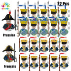 Kids Toys 22/10 Pcs Napoleonic Wars Military General Soldier Building Blocks Imperial Navy Figures Toys For Kids Birthday Gifts