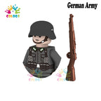 Kids Toys WW2 Soldiers Building Blocks Military Army Mini Action Figures Toys For Kids Christmas Gifts For Boys Birthday Gifts