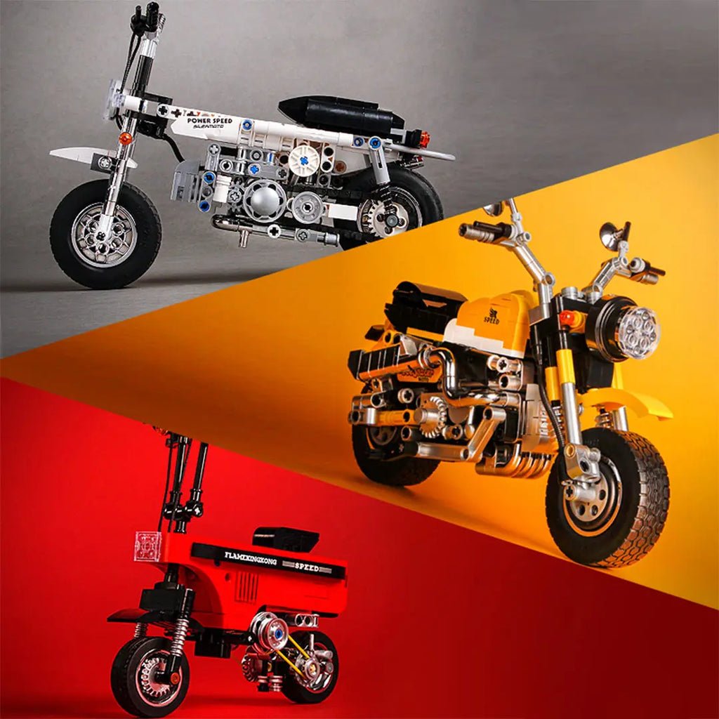 400 + Pcs Motorcycle Building Blocks for Children, Collectibles, Educational and Educational Gift