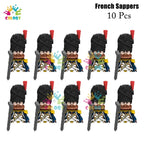 Kids Toys 22/10 Pcs Napoleonic Wars Military General Soldier Building Blocks Imperial Navy Figures Toys For Kids Birthday Gifts