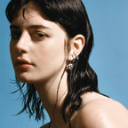 Geometriske øreknogler Ung personlighed 18K PVD-spole Twist-spole Dobbelt øreklipsmanchet Kvinder Delikat sommersmykker Bijoux