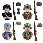 Boy Toys War II Army Soldiers Mini Military Weapons Model Small Particles Building Blocks Suits Childrens Birthday Gifts