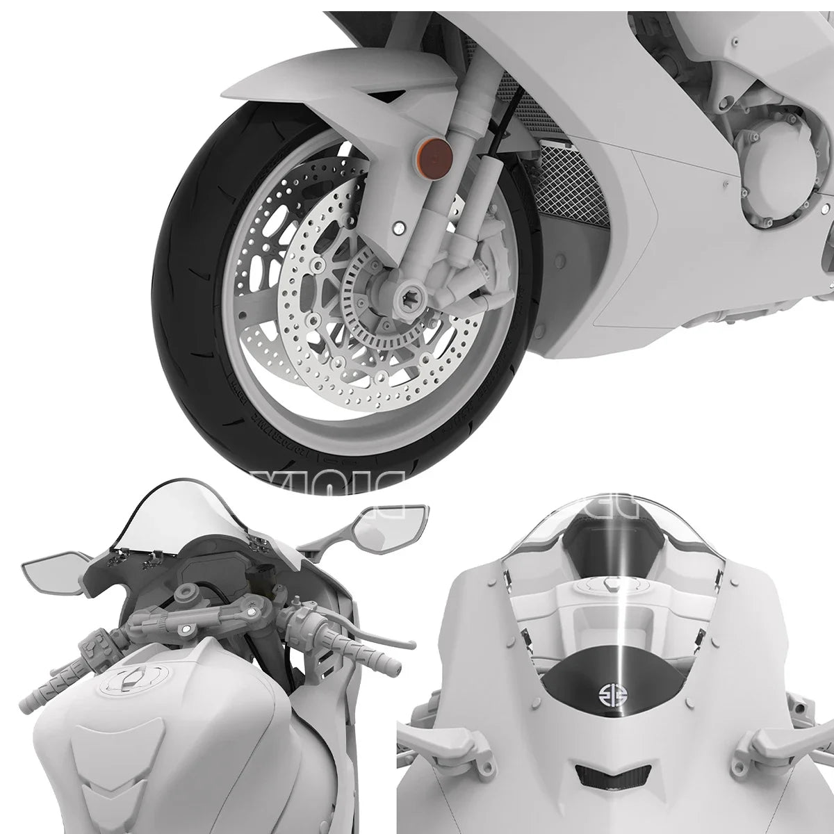 MENG Plastic Assembled Model Kit MT-007 Kawasaki Ninja ZX-10R Motorcycle 1/9