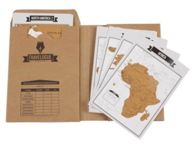 Scratch Travel Log Map Scratch Notebook Adventure Diary Scratch Map Diary - Grand Goldman