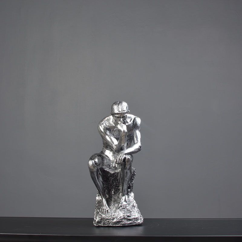 Sculpture figure thinker decoration - Grand Goldman