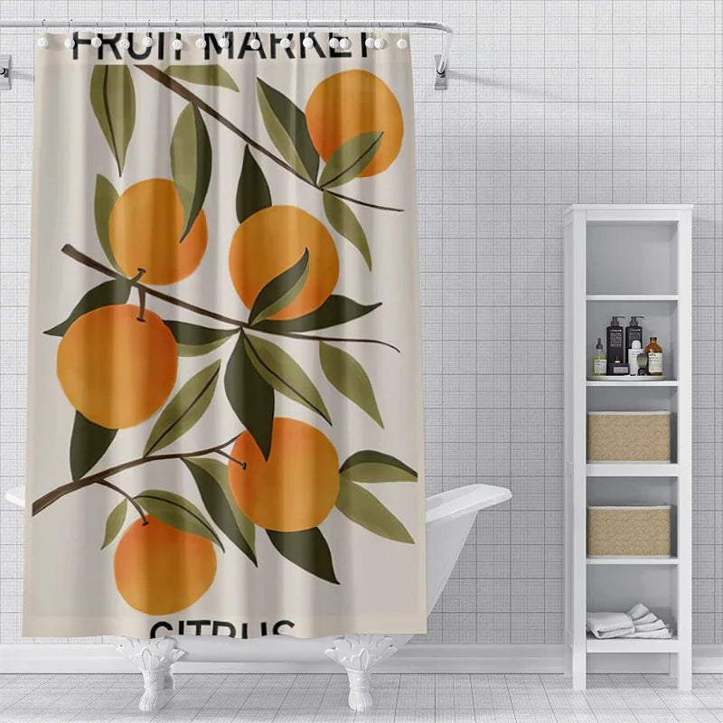 پرده دوش خانگی برای حمام پارچه ضدآب سبک حیوانات طبیعی پرده‌های حمام پرده دوش مدرن ۱۸۰x۲۰۰ ۲۴۰x۲۰۰