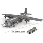 961PCS WW2 A10 Warthog Plane Fighter Jet Building Blocks Set Air Force Airplane Model Kits Bricks Toy Gifts for Teens and Adults
