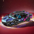 1614-Piece Technology Series Classic Cyber-Style Racing Car Building Blocks City Famous Brand Supercar Moc Assembly Toy Easter Gift Birthday Gift