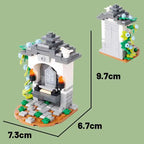 Medieval Military Tower Building Block Rome Knight Castle Siege Vehicle Hammer Boat Tent Flag Sword Weapons Bricks Toys Kid Gift