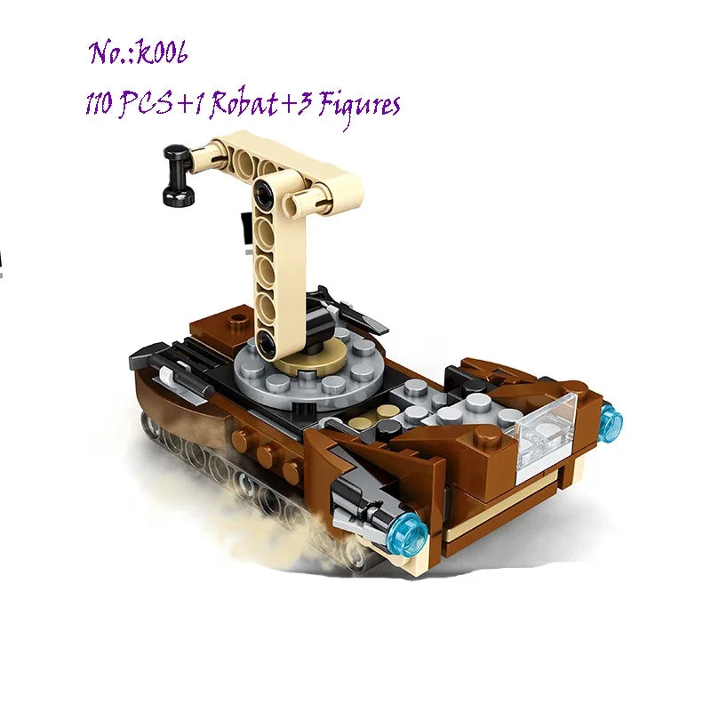 MOC X Fighter Building Blocks Kit Bricks Classic Creative Assembling Educational Kids Toys Boys For Children Gift