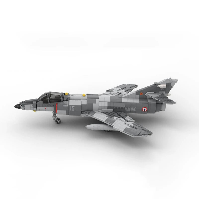 Military Aircraft Model MOC Building Bricks Modern Fighter Jets Modular Technology Gifts Holiday Assemble Children Toys Suit