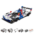 MOC 1:8 3507PCS Technical Remote Control Racing Car LEE MANS M HYBRID V8 Building Blocks Bricks Assembling Toys for Children