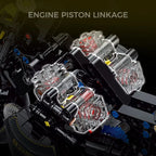 MOC Technical 1:8 Motorcycle Building Blocks Assembling Sports Car Bricks Toys for Boy Christmas Gift Educational Toy Set 563PCS