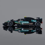 Exquisite Simulation Building Block Series Mini AMR24 Race Car Model Kits MOC Creative Children's Birthday Gifts Toys Vehicle