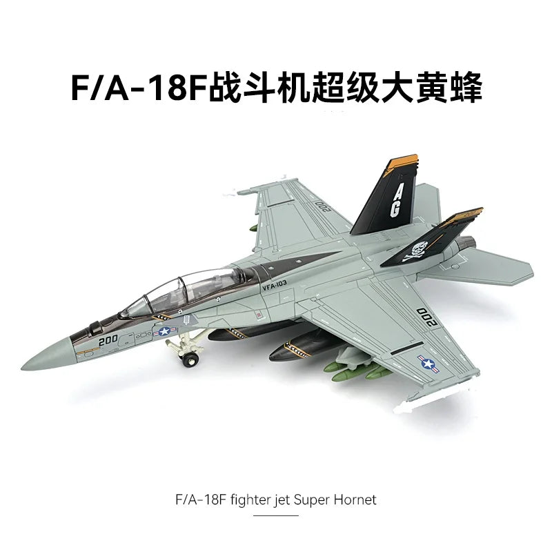 1:72 Creative Military Series Building Blocks US F-18 Super Hornet Attack Aircraft Model Fighter Jet Toys For Boys Xmas Gifts