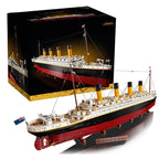 GSF 9090PCS Titanic Large Cruise Boat Ship Steamship FIT 10294 Bricks Building Blocks 1.35M Toys Birthday Christmas Gifts