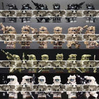 2025 Military Building Blocks Figures Set - Special Forces Camo Commando, Army Soldiers Role Play Toys Gift for Boys 8+ Year old
