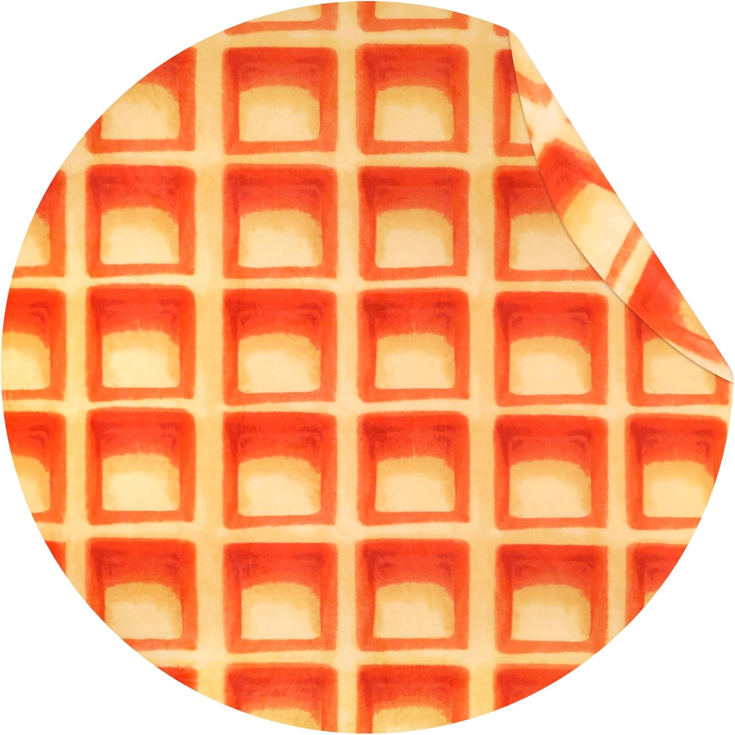 SeaRoomy Burritos Tortilla Blanket, Tortilla Wrap Blanket, Novelty Funny Tortilla Round Blanket Giant Tortilla Round Soft Blanket (Beige, 47 inches) - Grand Goldman