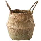 Seagrass Woven Storage Portable Flower Basket - Grand Goldman