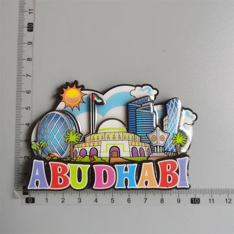 Seattle Fridge Magnets USA New York DUBAI SAUDI Oxford London Japan Mexico Bali Refrigerator Magnet Stickers Travel Souvenir - Grand Goldman