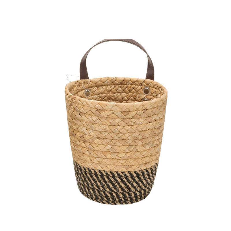 Seaweed Woven Storage Basket Wall Hanging Basket Storage Rack - Grand Goldman