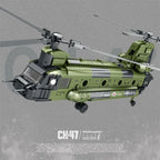 Reobrix 33031 MOC CH-47 Chinook Transport Plane Building Blocks Military Armed Helicopter Fighter Toy Birthday Gift For Kids