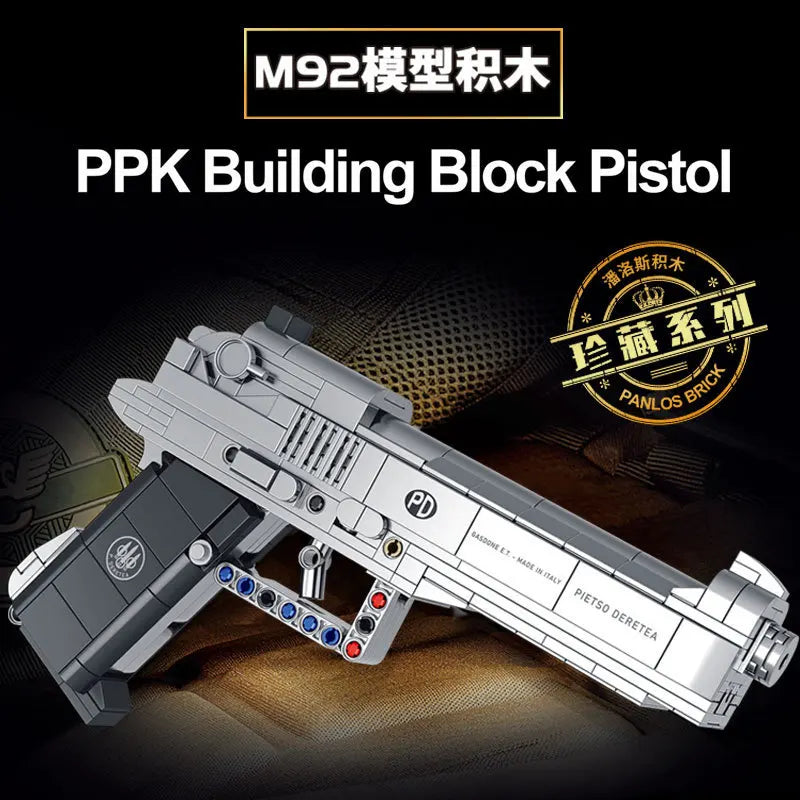 G18 Desert Eagle Military Series M1911 Pistol Gun Model Bricks Building Blocks Toys for Children Boy Kids Gifts