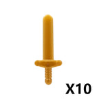 MOC Medieval Military Weapons Building Blocks Parts Castle Knights Soldier Sword Bow Crossbow Helmet Spear Model Bricks Boy Toys