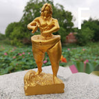 Self-carving Sculpture Decoration Resin Crafts - Grand Goldman