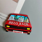 Serbia fridge magnets Belgrade tourism memorial crafts painted magnet refrigerator magnets - Grand Goldman