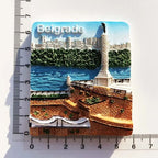 Serbia fridge magnets Belgrade tourism memorial crafts painted magnet refrigerator magnets - Grand Goldman