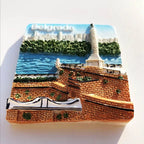 Serbia fridge magnets Belgrade tourism memorial crafts painted magnet refrigerator magnets - Grand Goldman