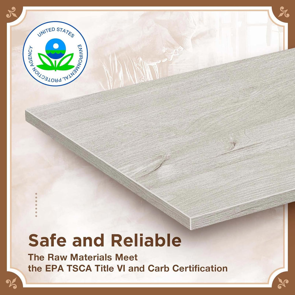 Seventable Coffee Table, 47.2" Lift Top Coffee Table with 2 Storage Drawers and Hidden Compartment, Retro Center Table with Wooden Lift Tabletop for Living Room, Gray - Grand Goldman