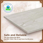 Seventable Coffee Table, 47.2" Lift Top Coffee Table with 2 Storage Drawers and Hidden Compartment, Retro Center Table with Wooden Lift Tabletop for Living Room, Gray - Grand Goldman