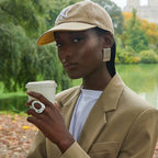 Brincos Femininos Elegantes Retangulares Listrados em Aço Inoxidável com Revestimento PVD de Ouro 18K Minimalista Bijoux Feminina Presente